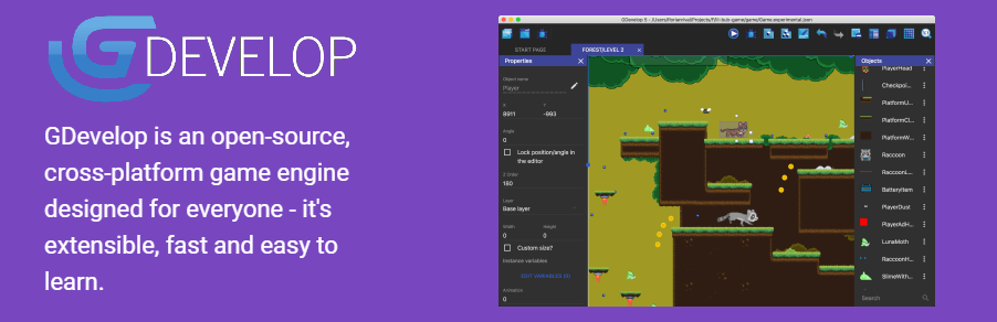 Contributeur open source sur GDevelop